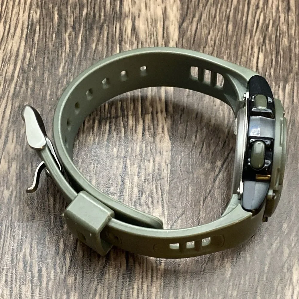 Freestyle Men’s Night Vision Digital 40mm Green Sport 10 Lap